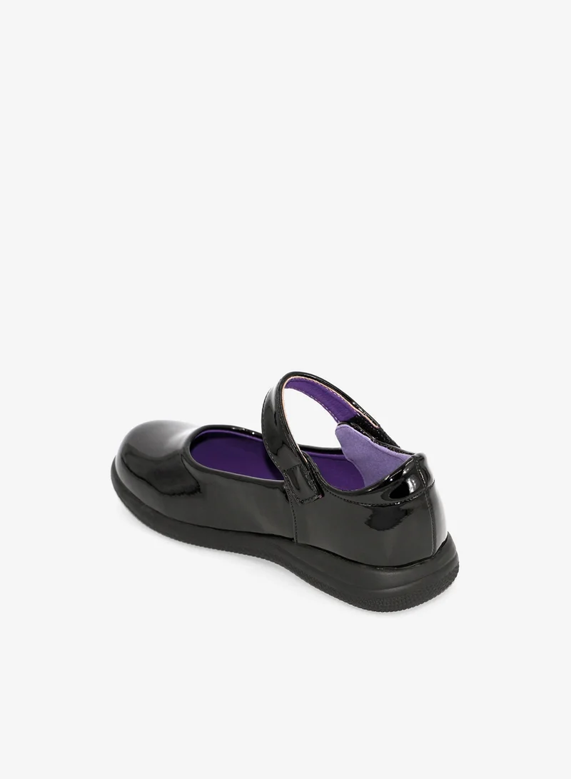 Geoomnii Girls School Shoes – Comfortable Black Formal Uniform Footwear for Daily Wear | Non-Slip Sole, Durable Stitching, Cushioned Insole | Back to School Essentials
