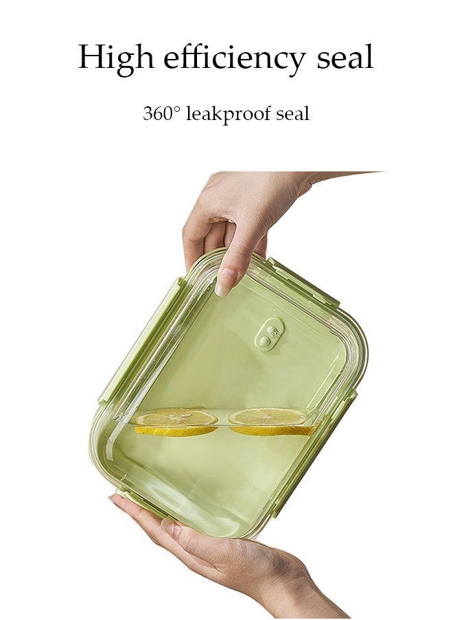 DUNISO 410ml Glass Meal Prep Container | Reusable, Airtight Food Storage Tray with Snap Locking Lid | Microwavable, Freezer, Oven & Dishwasher Safe| Use for Storage Food Container Bento Lunch Box  - Image 5