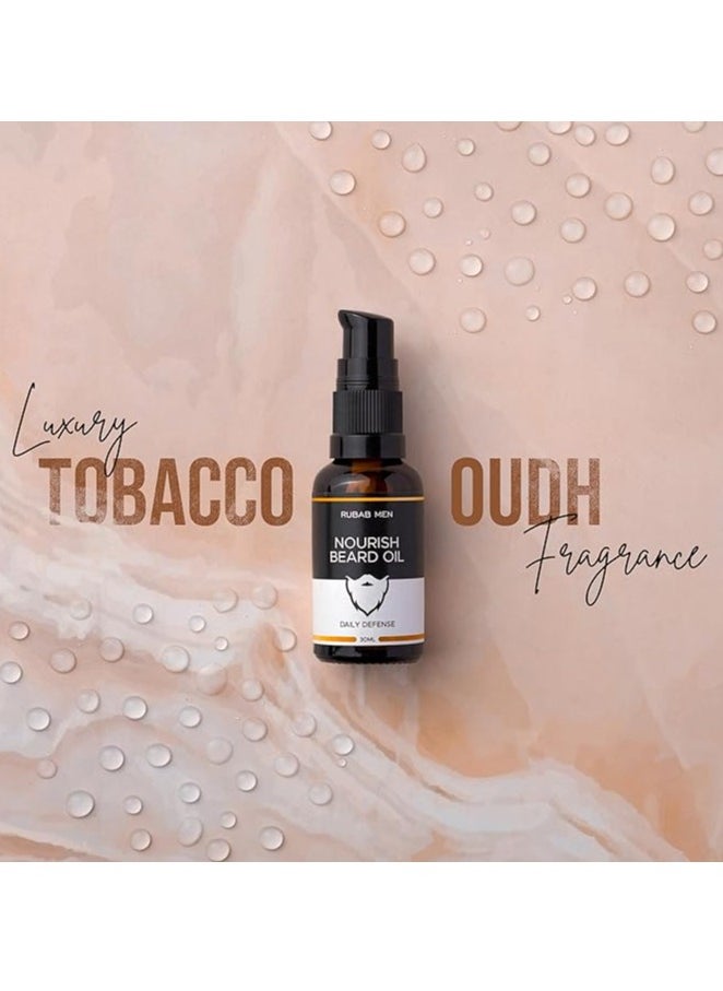 RUBAB MEN - Advance Beard Oil for Uneven, Patchy & Fast Beard Growth - Image 1