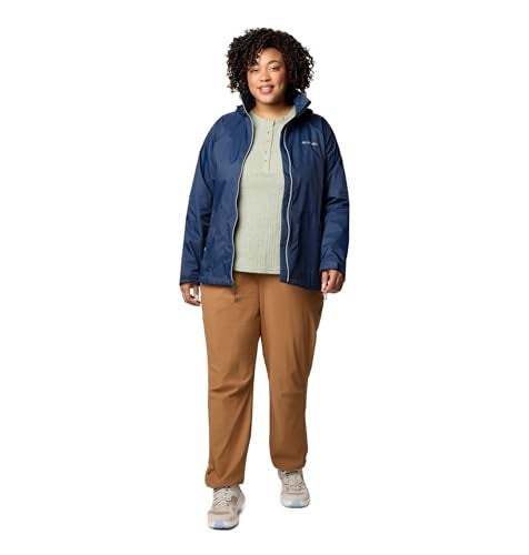 Columbia Womens Switchback IV Rain Jacket, Collegiate Navy, Large - Image 3