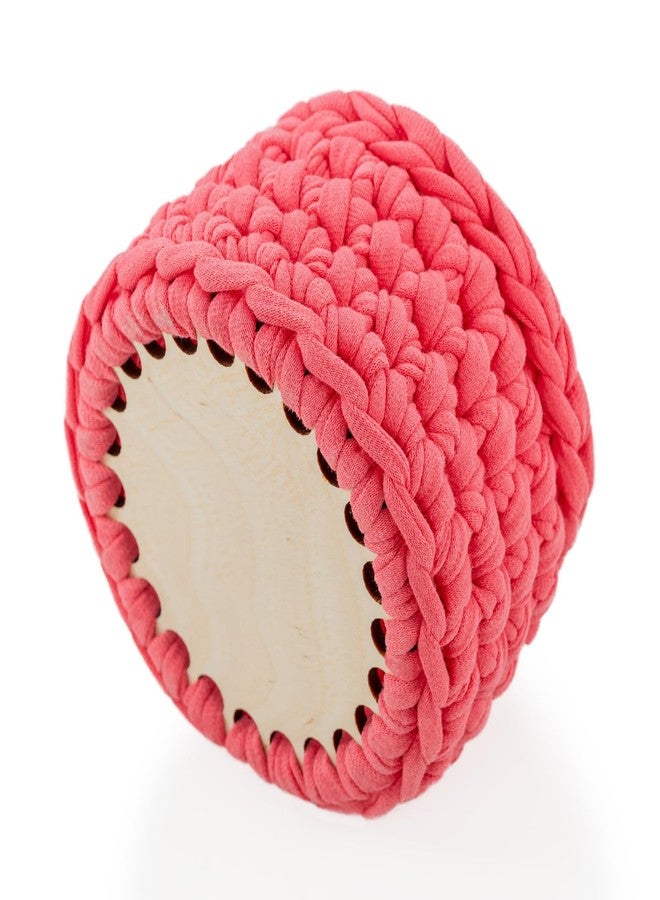 MECCANIXITY Wooden Crochet Bag Bottom, Crochet Basket Base, 15cm Round Crochet Wooden Basket Bottom for Basket Crochet, Bag Weaving Knitting Base 2 Pack - Image 5