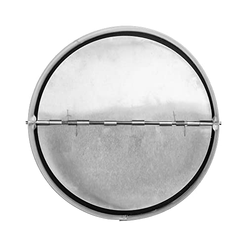 ECOPRO VENT - 4" Inch Backdraft Damper for Straight or Flex Duct. Bathroom Exhaust Fan. Kitchen Hood Exhaust Fan and Different Dryer Fan Backflow Preventer. Steel Damper with Aluminum Valve Flaps (4") - Image 2