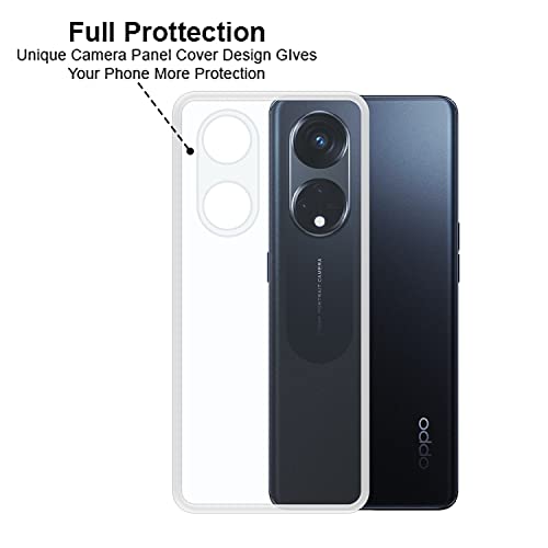 VIDO Silicone Transparent Back Case Cover for Oppo Reno 8T 5G / Oppo Reno8 T 5G (Soft & Flexible & Camera Protection Back Case) - Image 4