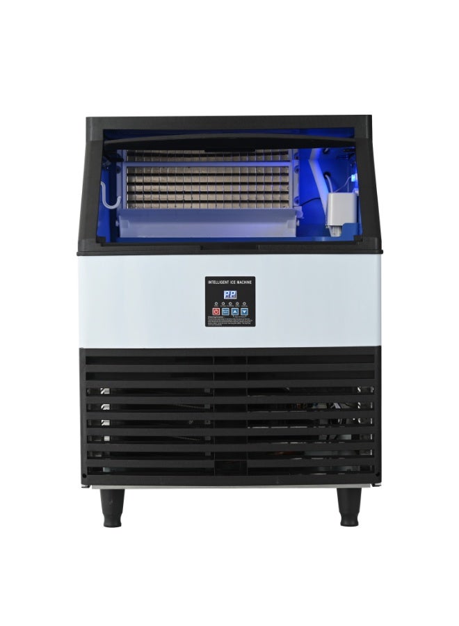 Cool Baby Commercial Ice Maker Machine, 80KGS/24H Stainless Steel under Counter Ice Machine with 45KGS Ice Storage Capacity, for/Restaurant/Bar/Coffee Shop. - Image 1