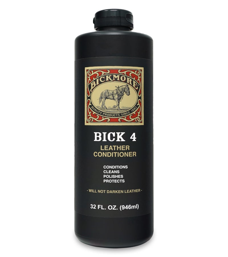 Bickmore Bick 4 Leather Conditioner 32 Fl Oz - USA Made Since 1882 - Leather Cleaner & Conditioner - Restore Polish & Protect All Smooth Finished Leathers - Image 1