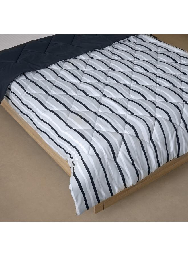 Home Box Madrid Akaa 2-Piece Twin Reversible Microfibre Comforter Set - 160x220 cm  - Image 5
