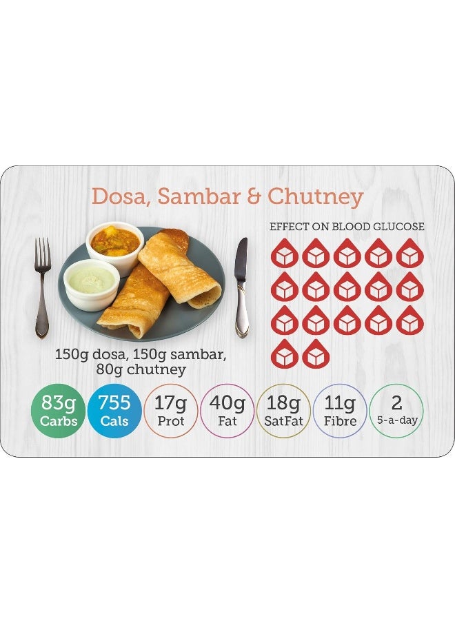 null - Carbs & Cals Flashcards WORLD FOODS: 64 double-sided flashcards with African, Arabic, C - Image 1