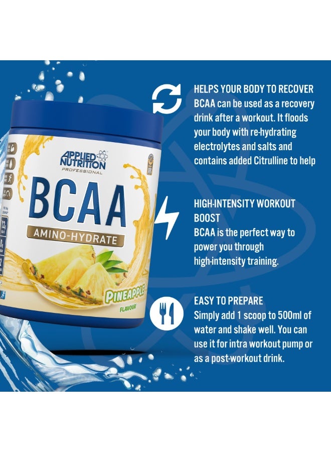 أبلايد نيوتريشن أبلايد نيوترشن BCAA أمينو هايدريت – نكهة الأناناس – 450 جم - Image 3