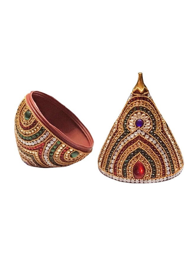 Kriwin Decorated Coconut Shagun Nariyal Packing Plastic Multi L- 18 cms W- 11 cms - Image 5