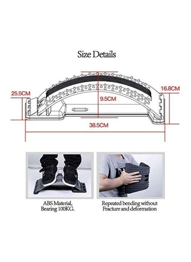Adjustable Back Stretcher Device With Magnetic Points