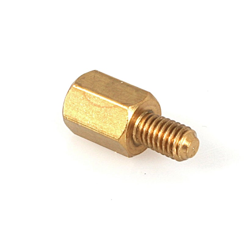 Star Tech .com 6-32 Brass Motherboard Standoffs for ATX Computer Case - 15 Pack, TAA (STANDOFF632) - Image 2