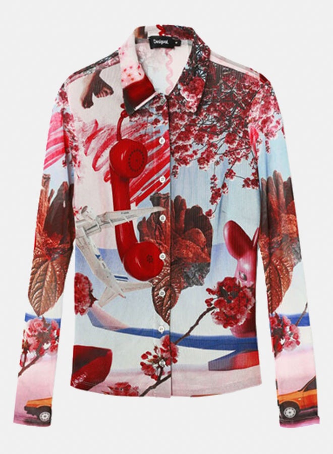 DESIGUAL Printed M. Christian Lacroix Shirt - Image 2