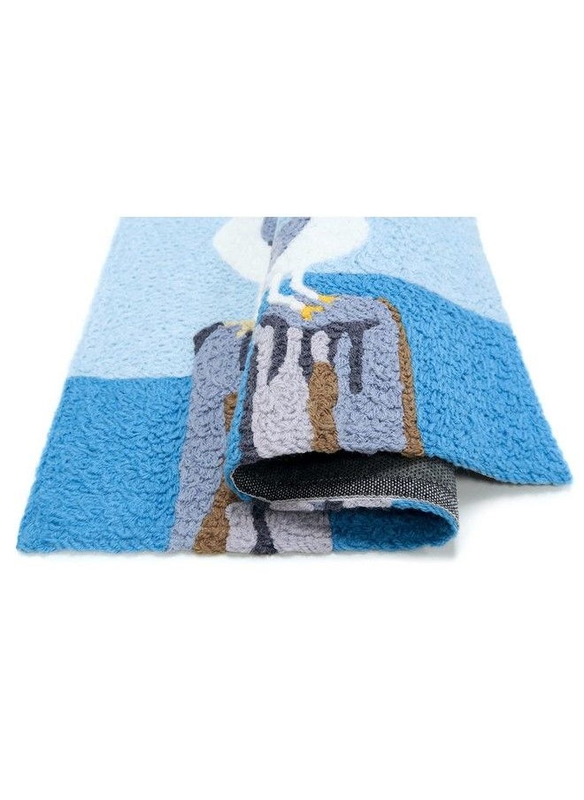 Jellybean - Bumble Bee & Sunflower Accent Washable Rug 20" X 30" Doormat - Image 1