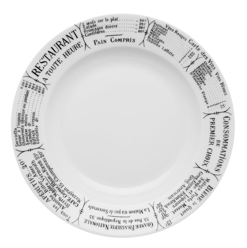 Pillivuyt Pillivuyt Brasserie Plate  7.75"" - Image 1