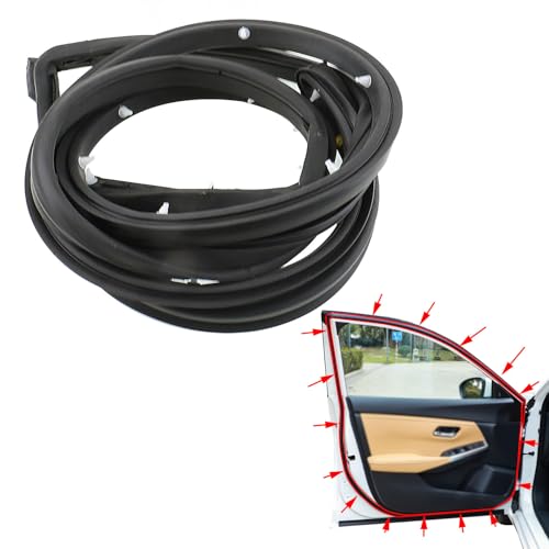 HLUCHY 808313RA0AA11 Front Left Driver Side Door Rubber Seal Weatherstrip Replacement Replacement for Sentra 20132019 - Image 3