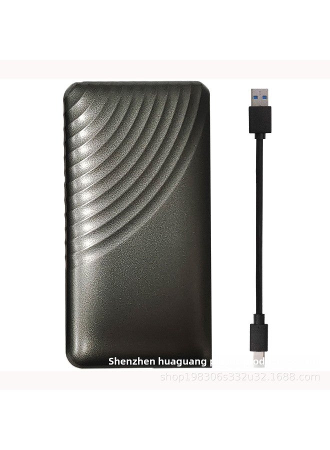 M.2 SATA  NVME Protocol Mobile SSD Enclosure HG-S5001A-Color:【sata Protocol】 Typec-a /hg-s5001a Gray
