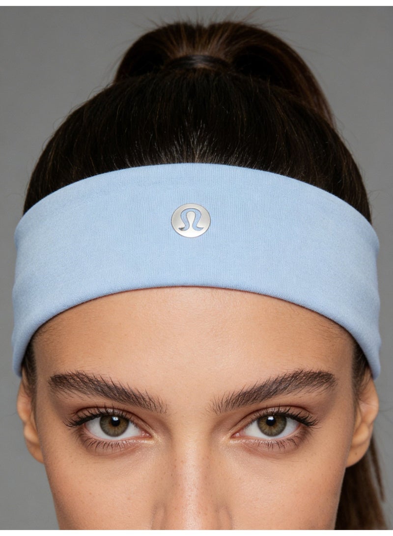 لولوليمون Lululemon Reversible Headband - Moisture-Wicking Fabric Hair Accessory with Signature Logo for Yoga, Gym & Daily Styling - Image 5