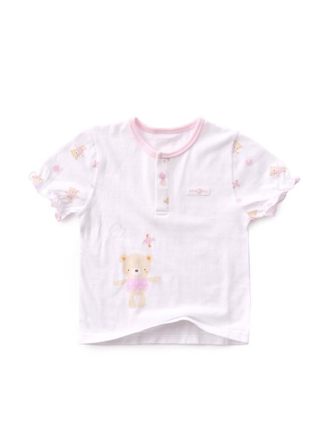 Children's Short-sleeved Cotton T-shirt Baby's Summer Vest Short-sleeved Top Home Shirt Shopping Mall Same Style Boutique Children's Clothing