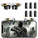 GOFOYO Mobile Game Controller 6 Finger Gamepad with Large Thickness Sensitive Trigger and 3 Pair Gaming Finger Sleeves - Image 2