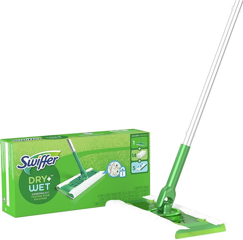 Procter & Gamble Swiffer Sweeper Dry + Wet Starter Kit - Image 1