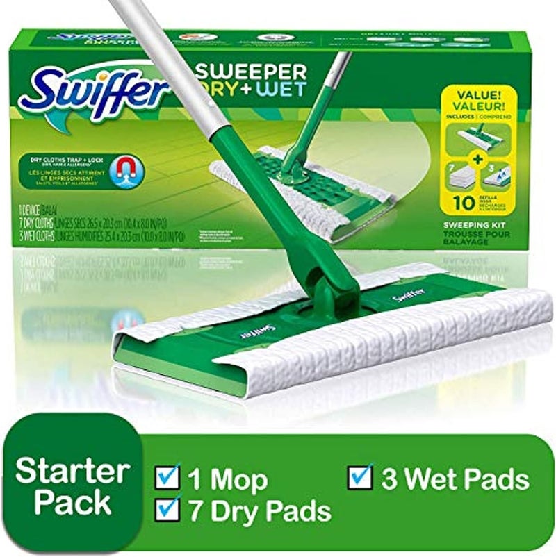 Procter & Gamble Swiffer Sweeper Dry + Wet Starter Kit - Image 2