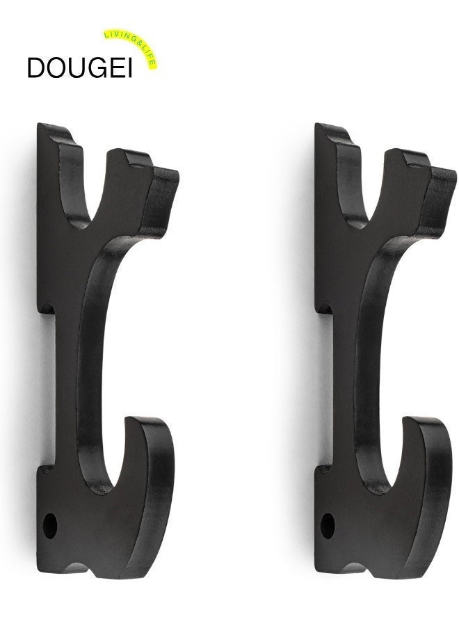DOUGEI Holder Wall Mount 2-Tier Hook Holder Adjustable Display Hanger - Image 1