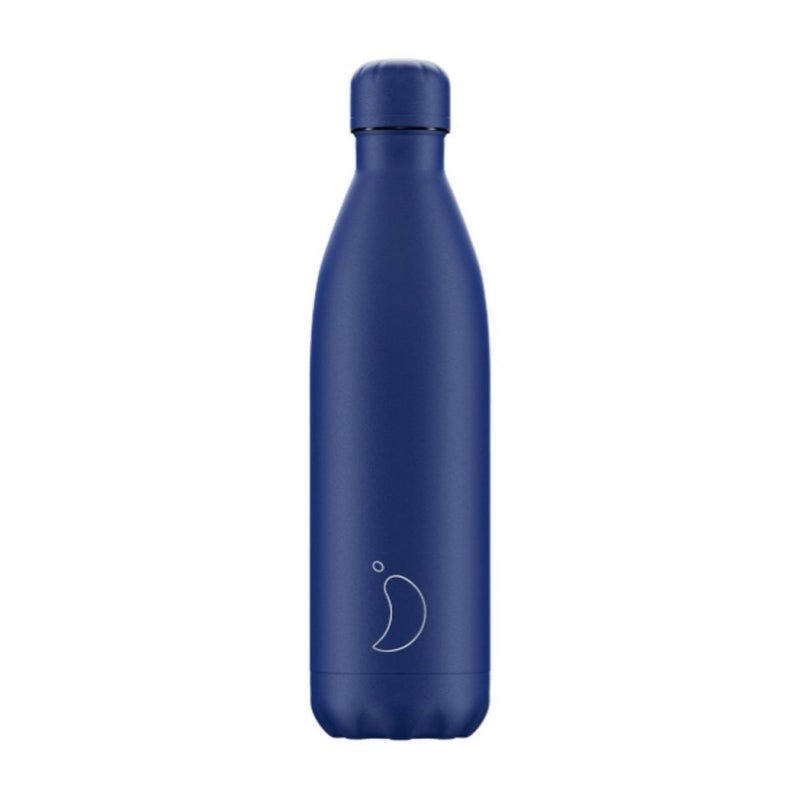 Chilly's | Water Bottle | Matte | 750ml | All Blue - Image 1