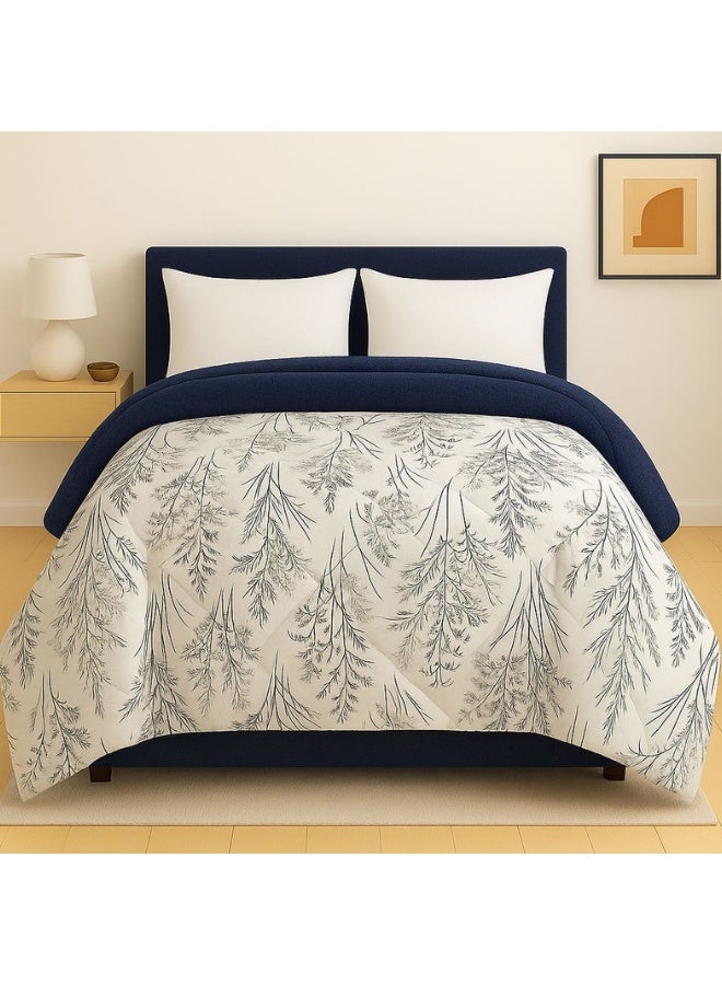 سنوز لحاف شتوي فرو دبل فيس، تصميم بريز بلو، 220*235سم - Image 1