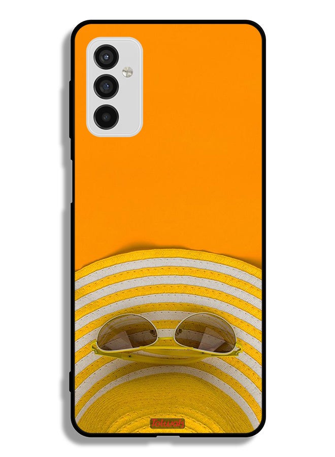 Tolwak Samsung Galaxy M52 5G Protective Case Cover Glasses Hat - Image 2