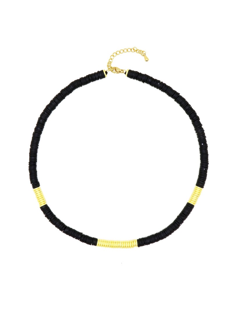 Fashionbox - Debora Surfer Necklace Black - Image 1