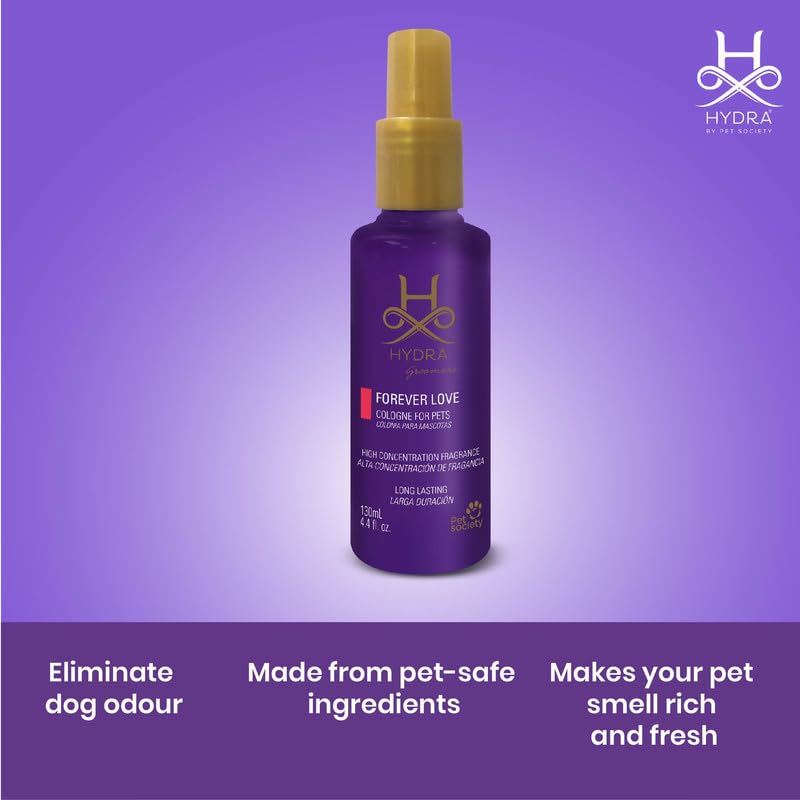 hydra Combo of Hydra Groomers Forever Love Pet Cologne Perfume Spray for Dog and Cat, 130ml-1pc and Stainless Steel Grooming Comb for Dogs & Cats-1pc - Image 4