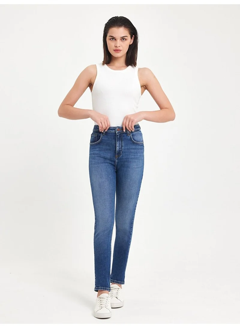 إل تي بي Ronna x Mid Rise Slim Trousers
