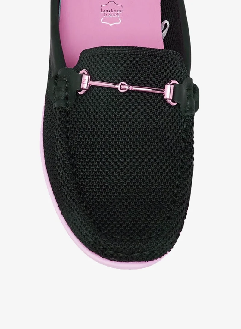 Le Confort  Metal Accent Flyknit Slip-On Mules With Wedge Heels for Women | Best Price UAE
