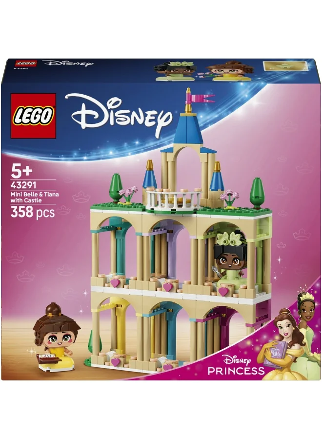 LEGO Disney Princess Mini Belle & Tiana with Castle 43291 (Age 5+, 358 Pieces)