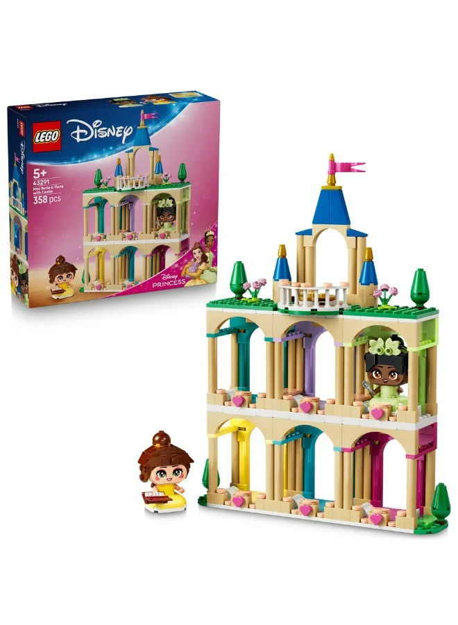 LEGO Disney Princess Mini Belle & Tiana with Castle 43291 (Age 5+, 358 Pieces)