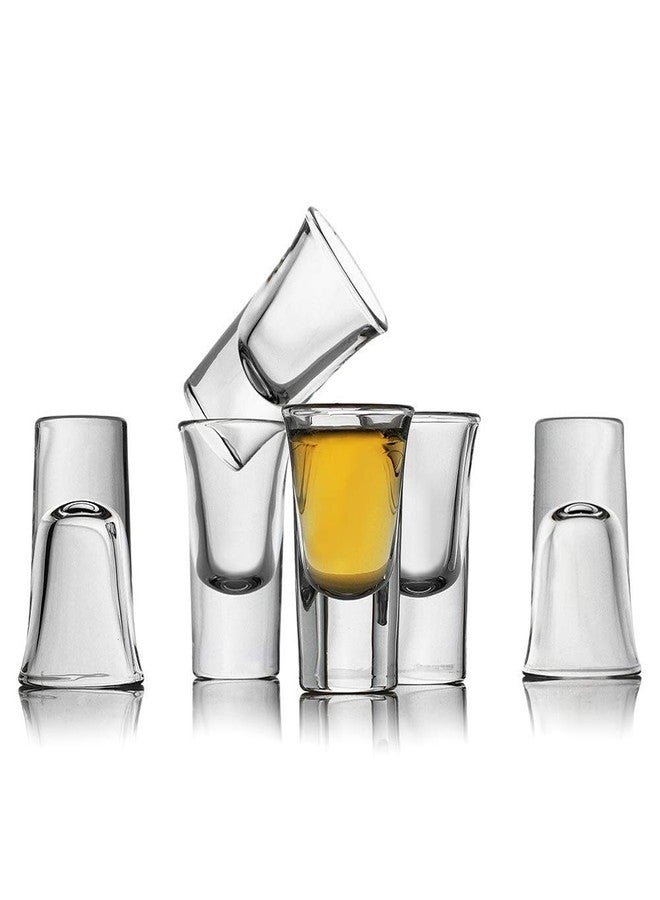 KOSH- Perfect Shot Glass for Party Bar, Vodka & Tequila Cocktail 30 ML,Clear Glasses Bars Restaurants,Kitchen,Home (Set of 6) - Image 1