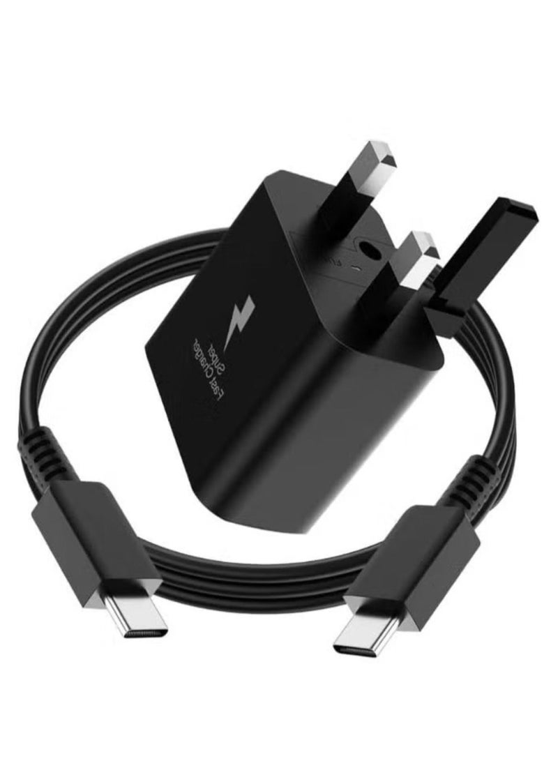 45W Fast Charger adapter, USB C Fast charger plug and 1.5m Type C charging cable - Image 1