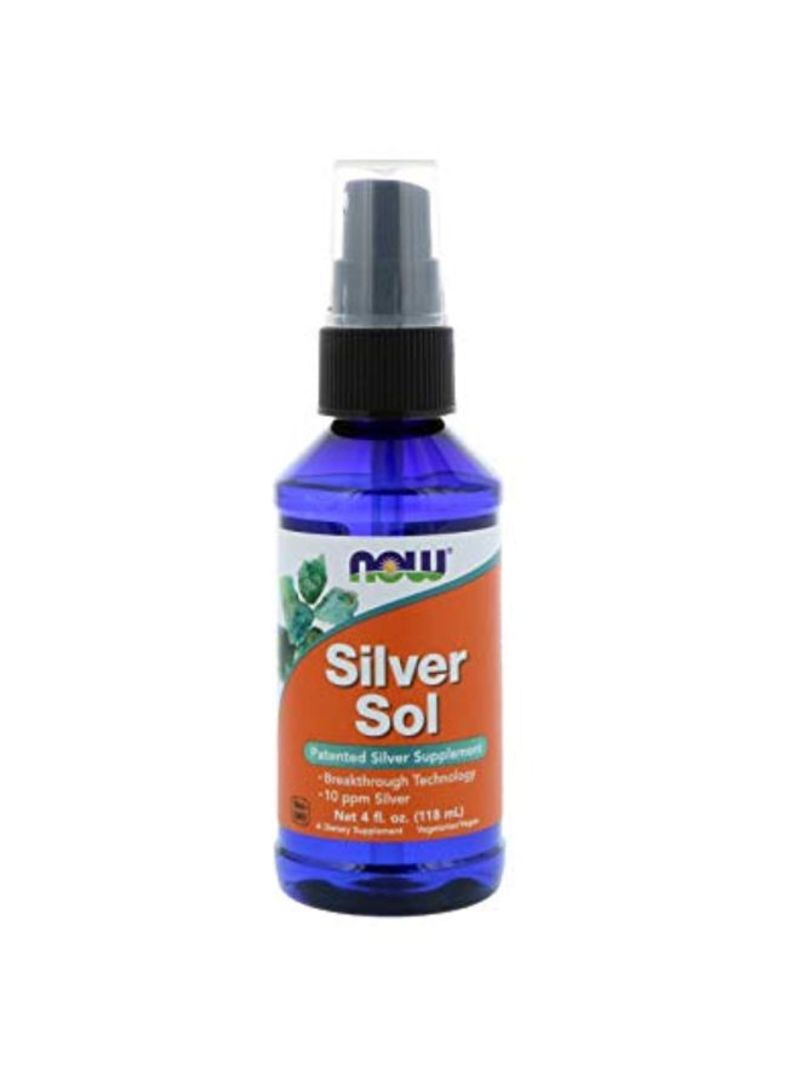 Now Foods Silver Sol 10PPM Patented Supplement - Image 1