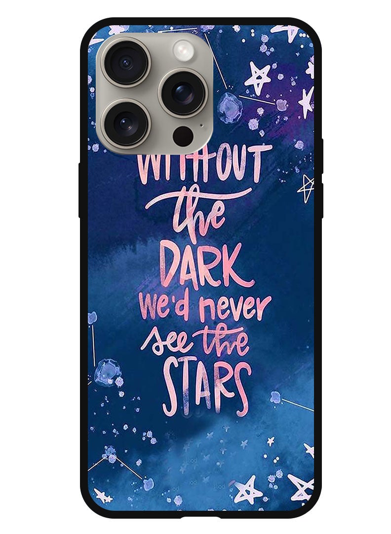 Theodor Protective Case Anti Scratch Shock Proof Bumper Cover For iPhone 15 Pro Never See The Stars - Image 1