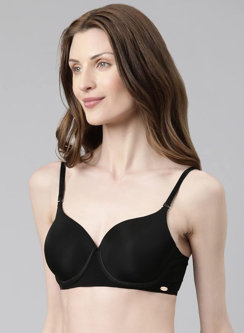 enamor Women Converted Crossback Style Molded Cup Underwire Bra - Image 3