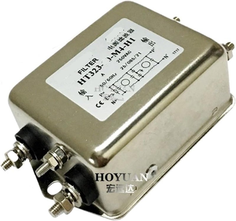 323-16-L8-H1-16A/6A/10A/20A مرشح مصدر الطاقة تيار متردد 220 فولت مضاد للتداخل أحادي الطور HT323-30-M4-H5-30A/20A/16A (HT323-30-M4-H5) - Image 1