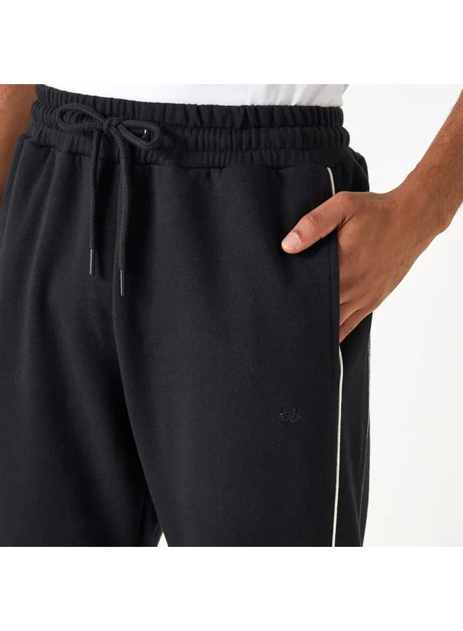 Kappa Kappa Solid Joggers with Drawstring Closure and Pockets