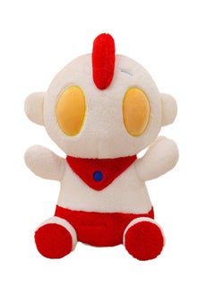 38 CM Cute Cartoon Ultraman Plush Toy Soft Stuffed Doll For Girls And Boys All Ages Gift (Red)