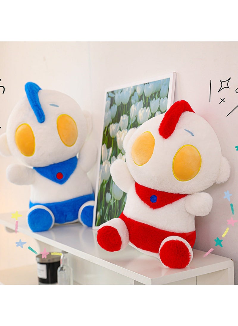 Generic - 38 CM Cute Cartoon Ultraman Plush Toy Soft Stuffed Doll For Girls And Boys All Ages Gift (Red) - Image 1