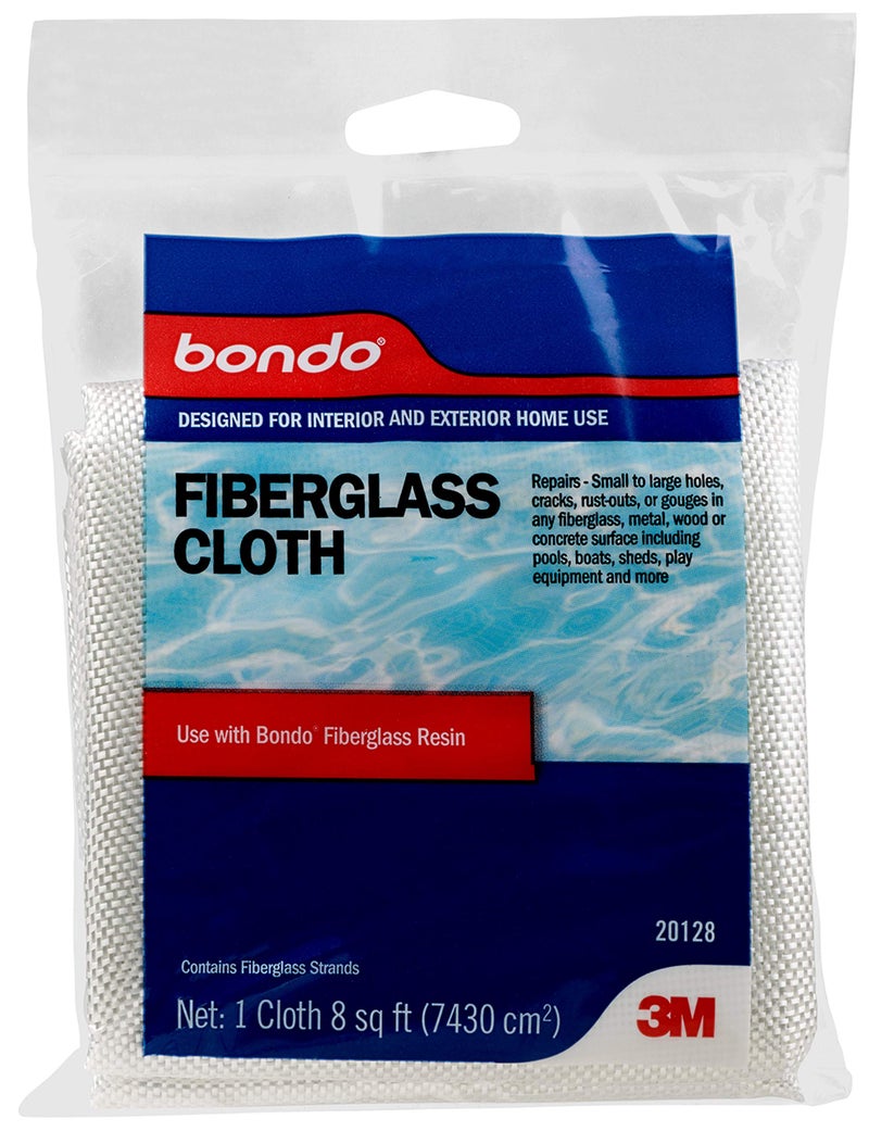 Bondo Fiberglass Cloth, 20128, 8 Sq Ft - Image 1