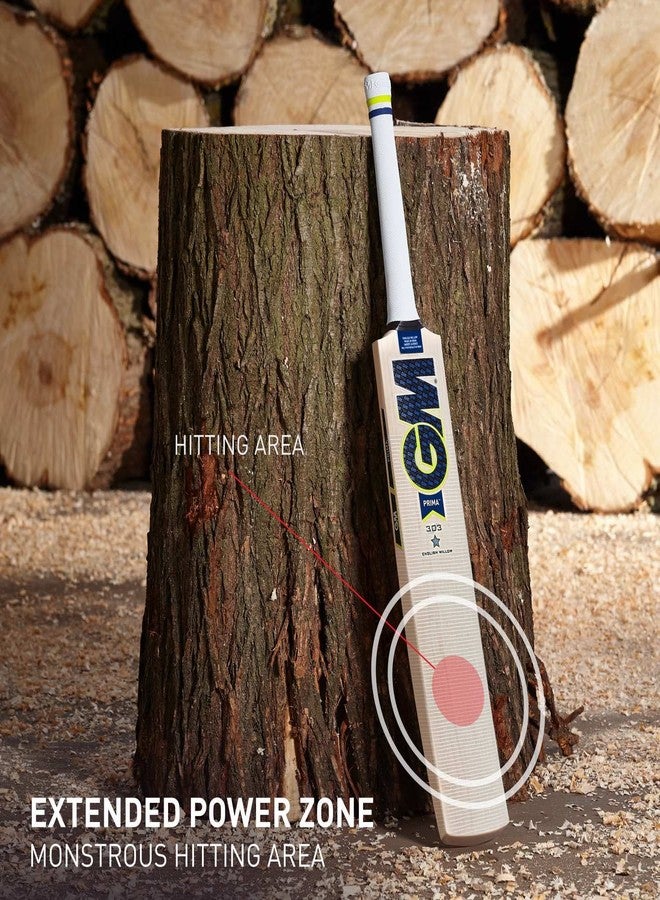 GM Prima 303 English Willow Short Handle Cricket Bat Size-3 - Image 2