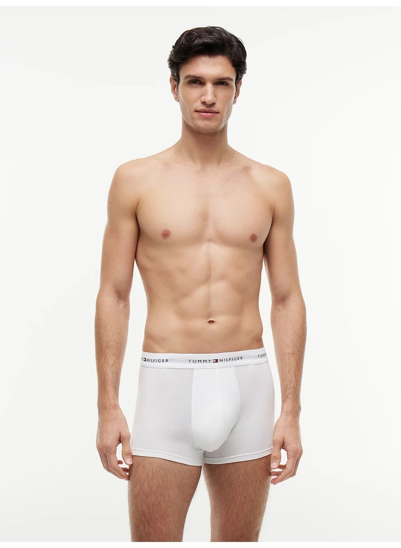 TOMMY HILFIGER 3-Pack Signature Repeat Logo Waistband Trunks - Image 3