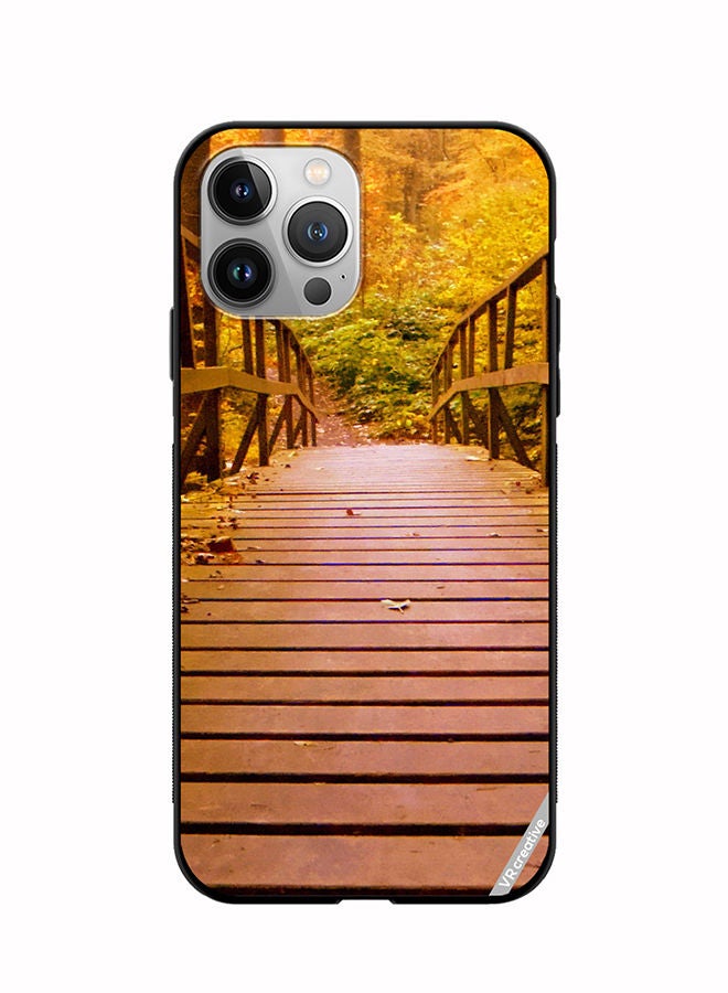 VR CREATIVE Protective Case Cover For Apple iPhone 11 Pro Bridge To The Jungle Design Multicolour - Image 1