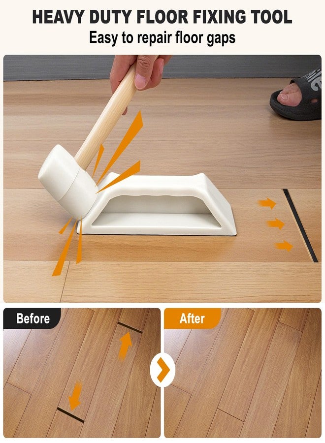 parknshop Floor Gap Fixer Tool - Heavy-Duty Plank Grabber & Washable Adhesive Pad for Laminate, Durable Nylon Design,Vinyl, and Hardwood Flooring Repair (Only Plank Grabber) - Image 2