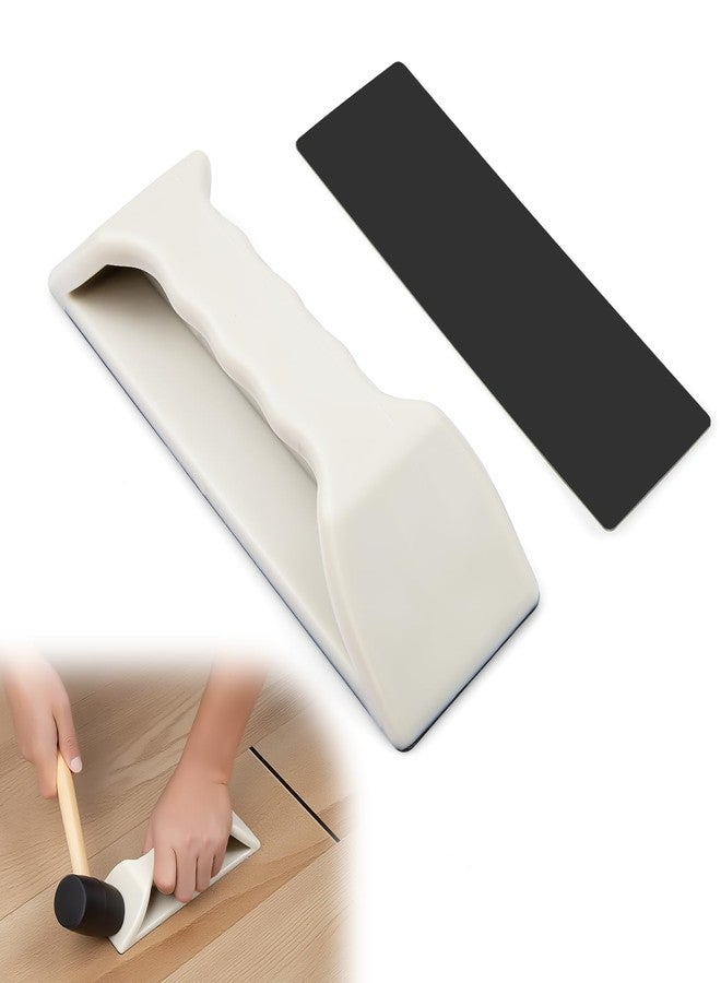 parknshop Floor Gap Fixer Tool - Heavy-Duty Plank Grabber & Washable Adhesive Pad for Laminate, Durable Nylon Design,Vinyl, and Hardwood Flooring Repair (Only Plank Grabber) - Image 1